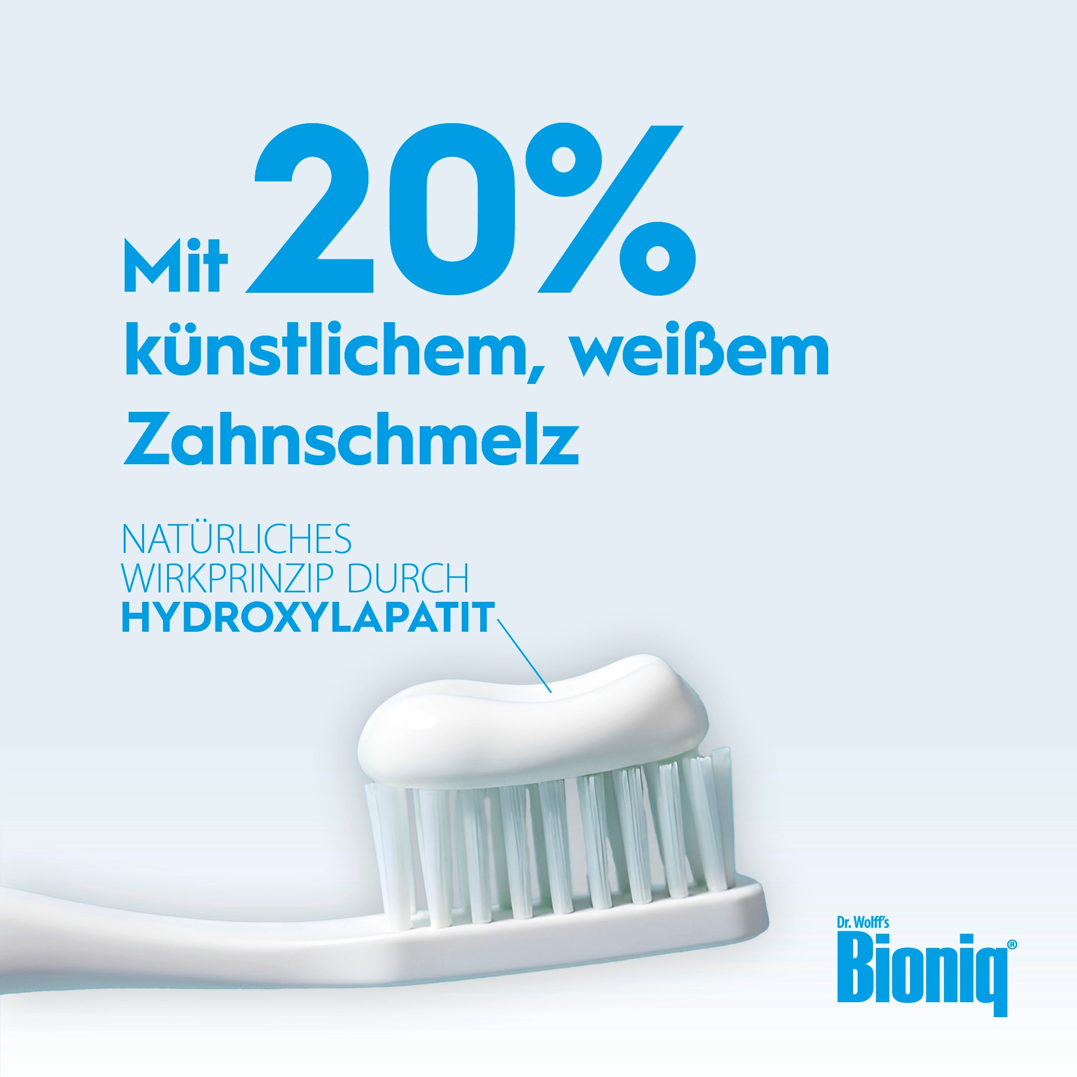 Bioniq White Filler Zahnpasta mit 20 Prozent künstlichem, weißem Zahnschmelz und Hydroxylapatit